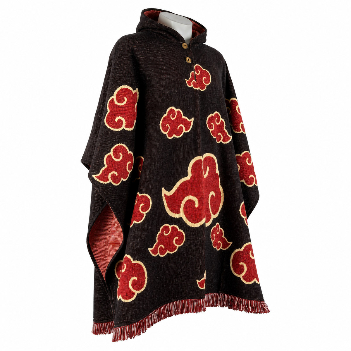 Red Cloud Itachi Hooded Poncho
